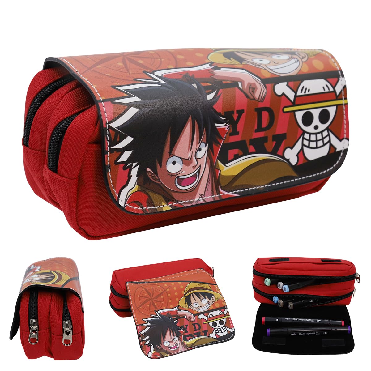 FANCYKU Hello Kitty Pencil Case, Large Capacity Pencil Pouch for Girl, Anime Pencil Pouch, Cartoon Prints Pen Pouch, Cute Back to School Stationery College Pencil Pouch Kids Gift School Gift FANCYKU Hello Kitty Pencil Case, Large Capacity Pencil Pouch for Girl, Anime Pencil Pouch, Cartoon Prints Pen Pouch, Cute Back to School Stationery College Pencil Pouch Kids Gift School Gift